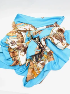 Women's Printed Vintage Style Extra Large Scarf