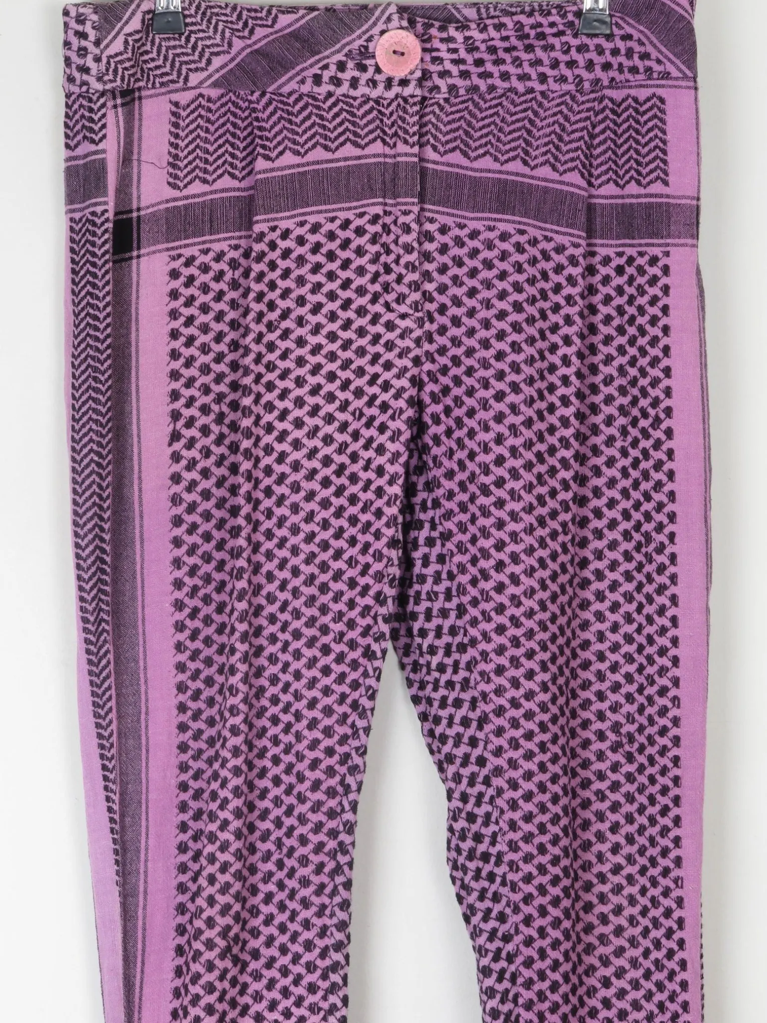 Women's Purple Cecile Trousers 10/12 Size 2