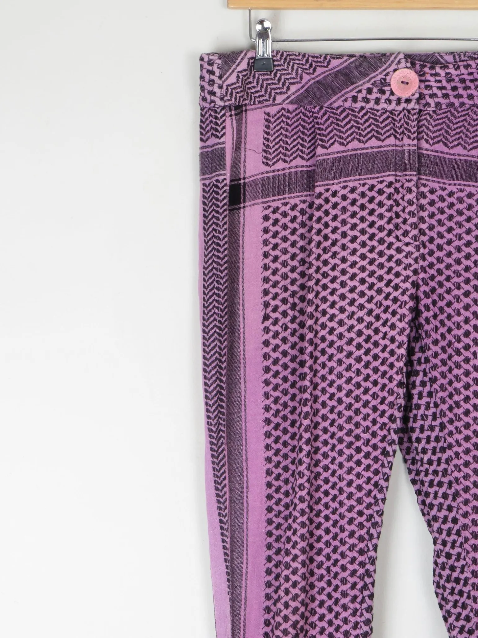 Women's Purple Cecile Trousers 10/12 Size 2