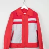 Women's Red & Grey Vintage Ski Jacket S