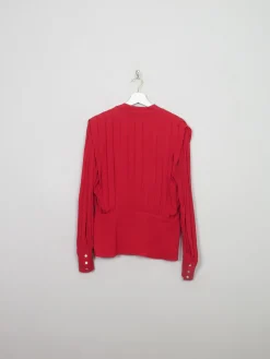 Women's Red Vintage Mondi Blouse S/M