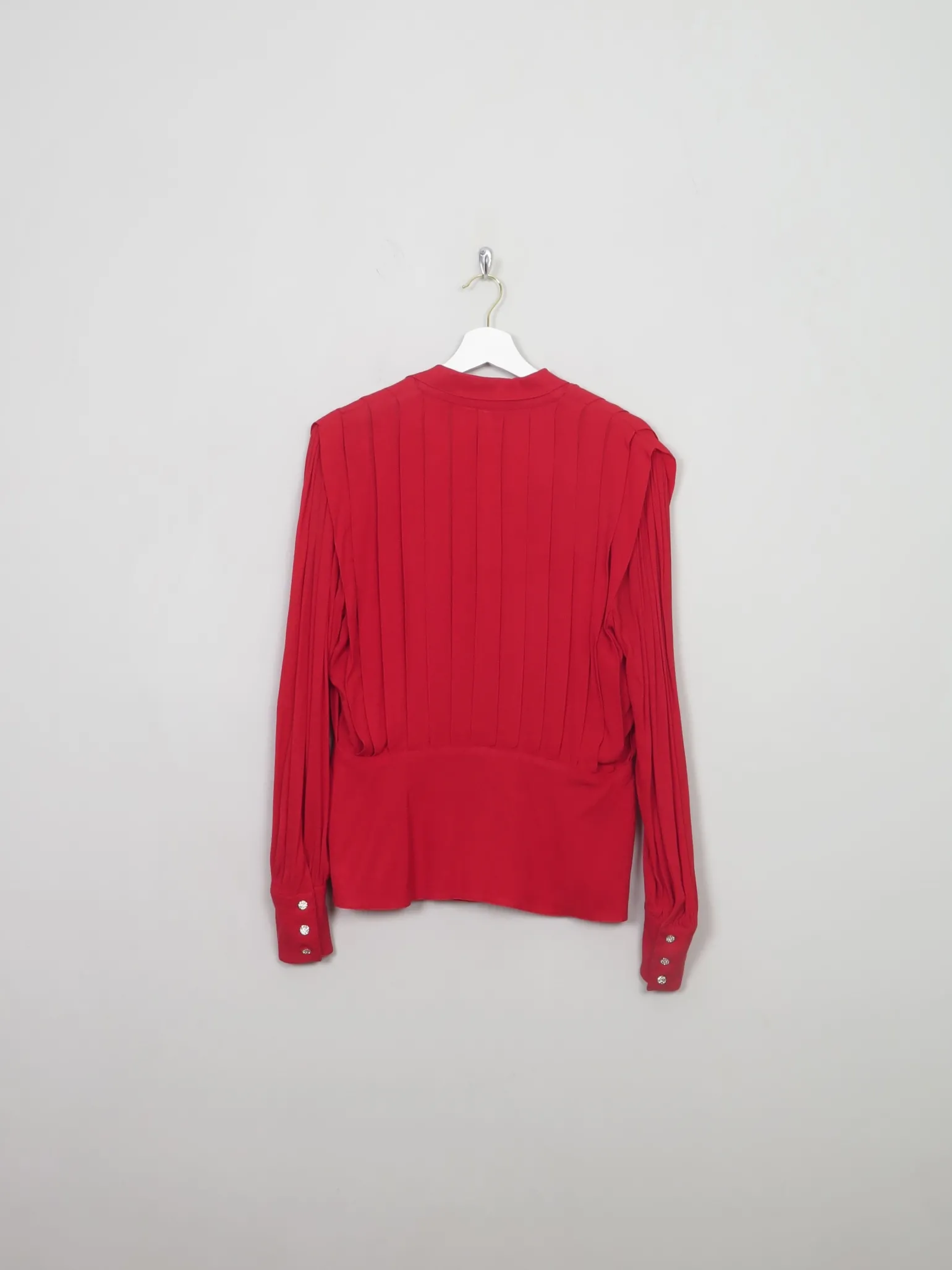 Women's Red Vintage Mondi Blouse S/M