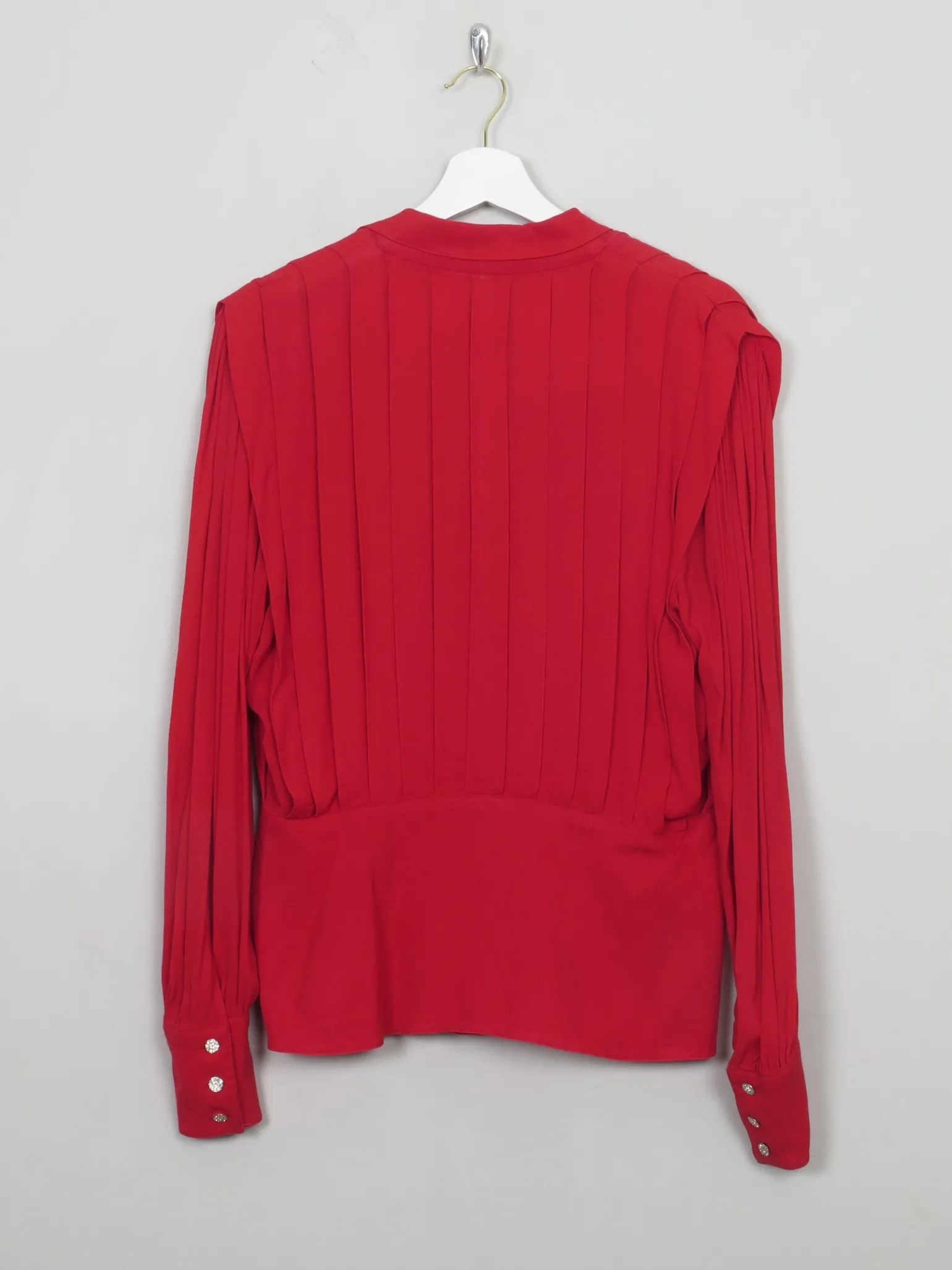 Women's Red Vintage Mondi Blouse S/M