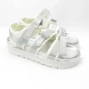Women's Replay Silver Flatform Sandals 39/6 New