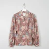 Women's 1970s Printed Vintage Fredrick Howard  Blouse S/M