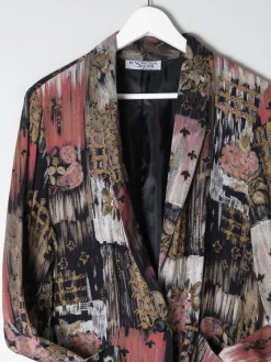 Women's 1970s Vintage Printed Jacket 10/12