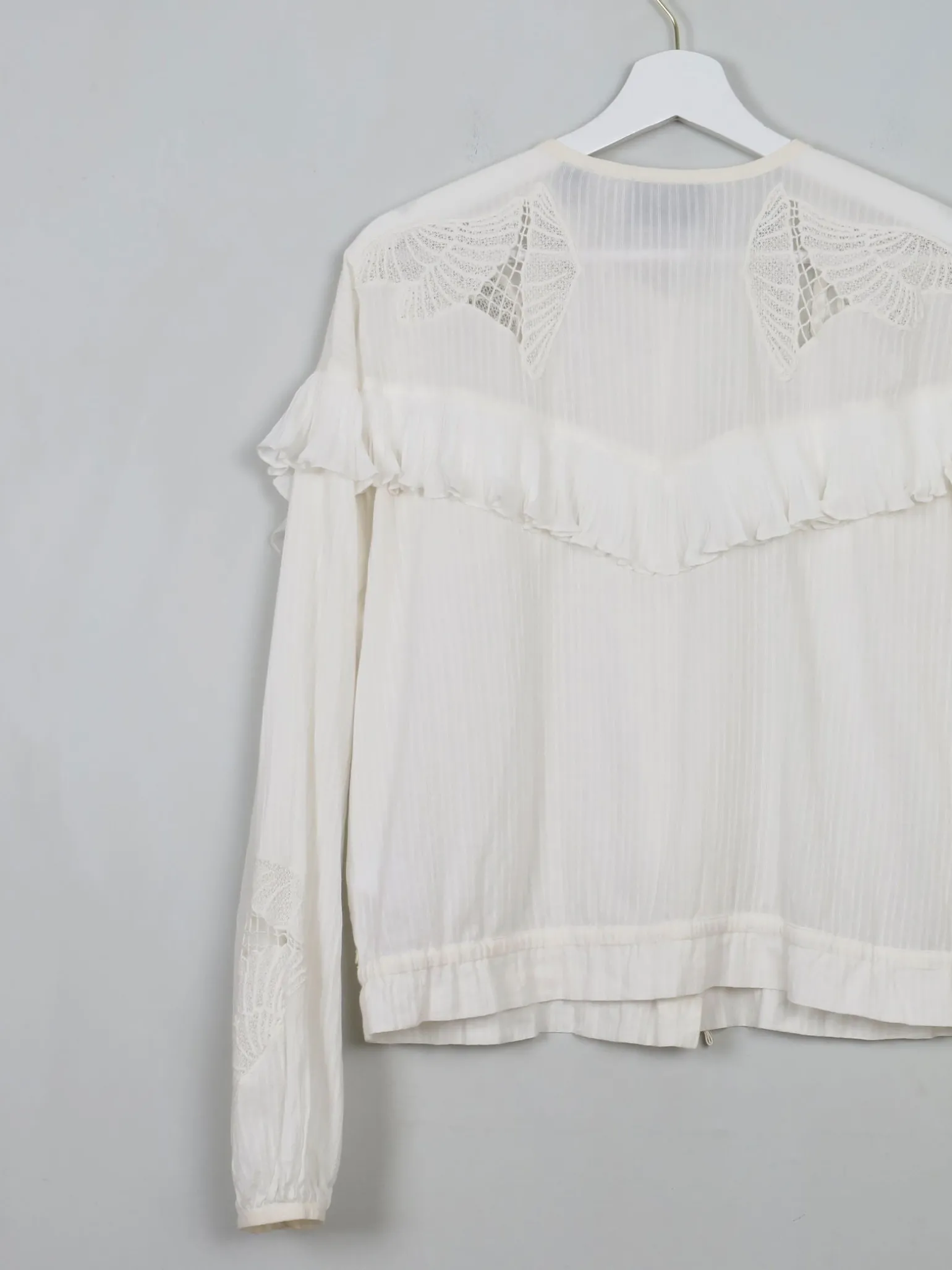 Women's Scotch & Soda Cream Blouse M