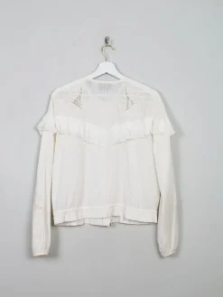 Women's Scotch & Soda Cream Blouse M