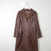Women's Tan/Brown Soft Leather Coat L