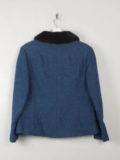 Women's Tweed Vintage Jacket With Trim L