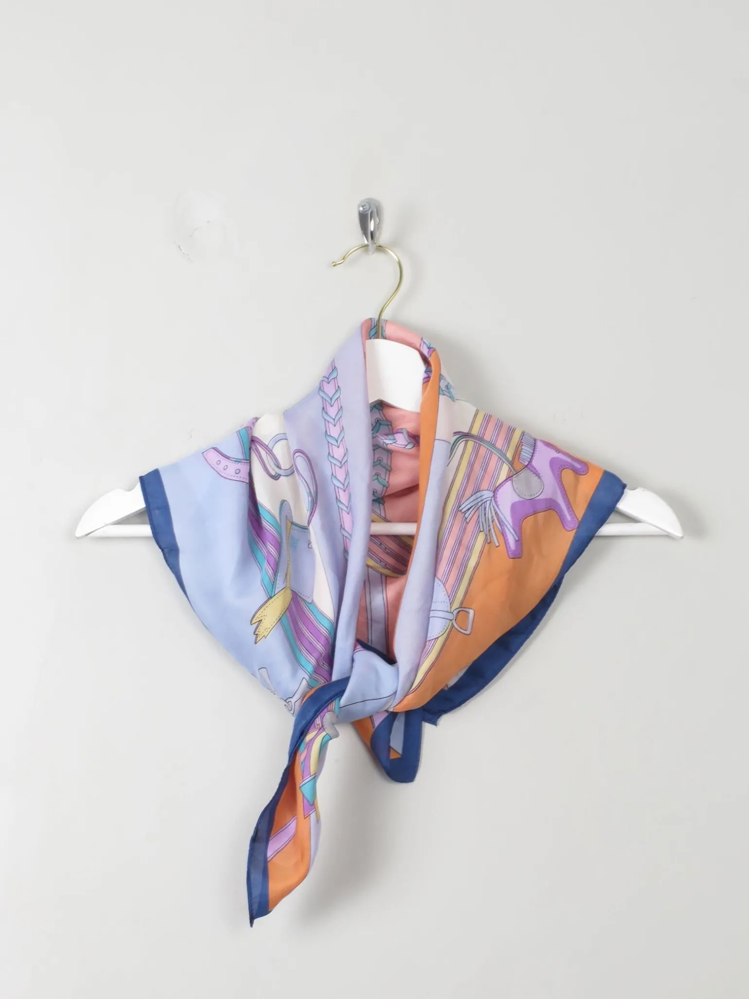 Women's Vibrant Silk Printed Scarf