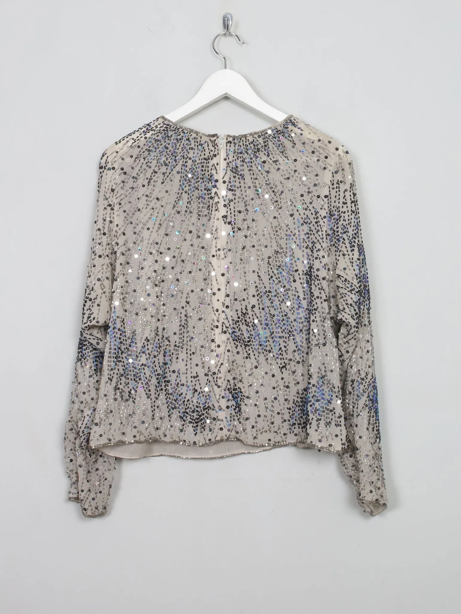 Women's Vintage Beaded Top S/M