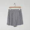 Women's Vintage Black & White Gingham Shorts S 29" W