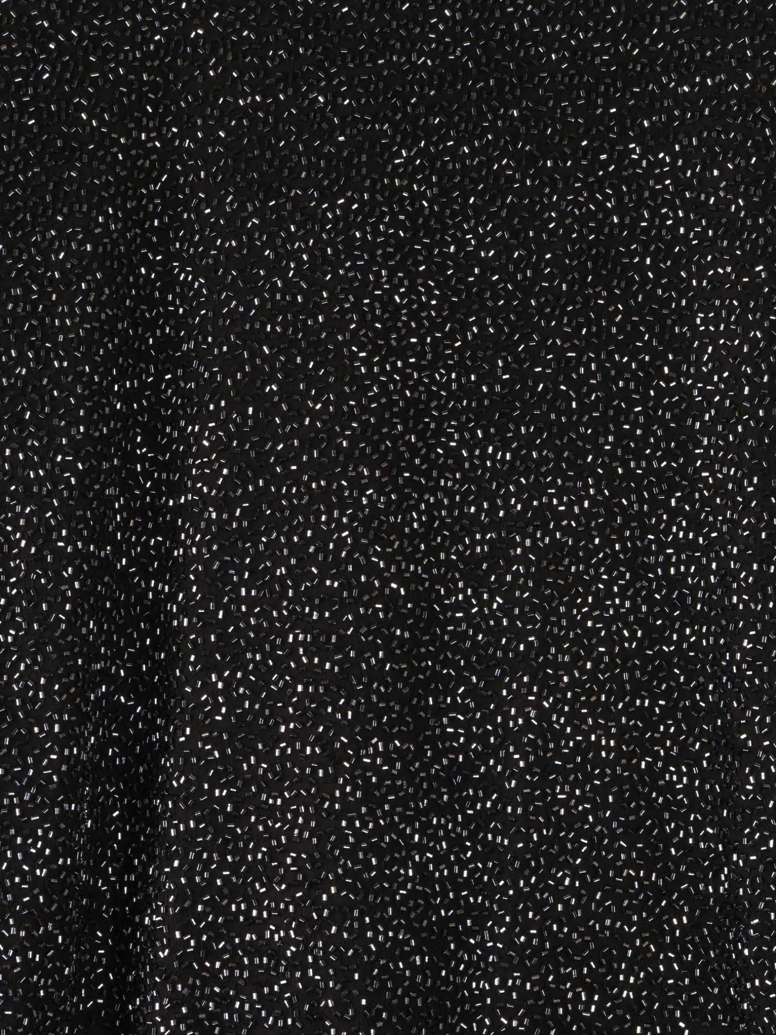 Women’s Vintage Black Beaded Cropped Jacket 10/12