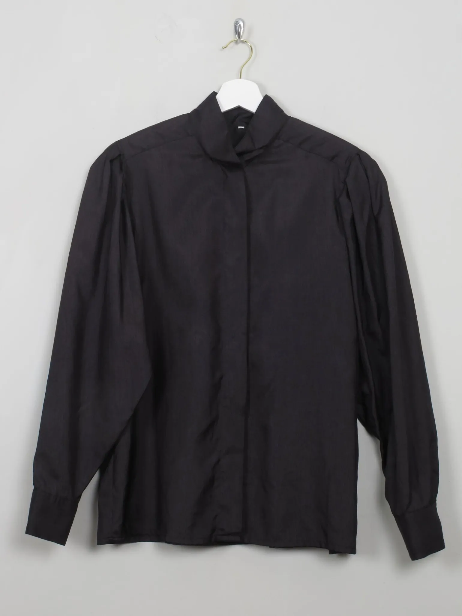 Women's Vintage Black Blouse S/M