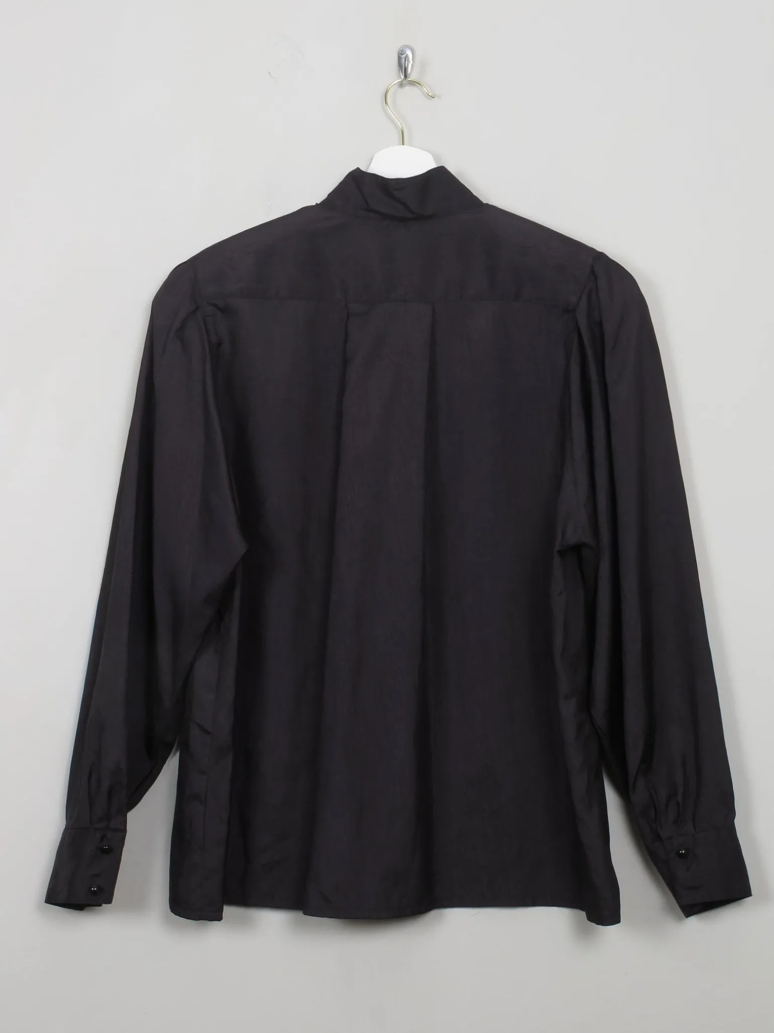 Women's Vintage Black Blouse S/M