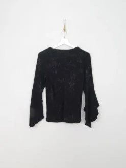 Women's Vintage Black Blouse S/M