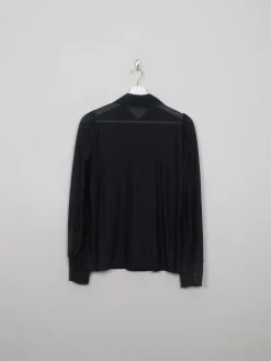 Women's Vintage Black Blouse S/M