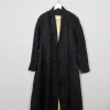 Women's Vintage Black Swing Opera Coat S/M