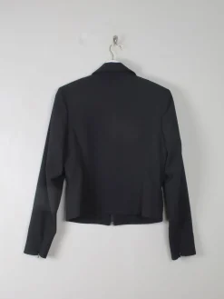 Women's Vintage Black Tailored Jacket Warehouse S