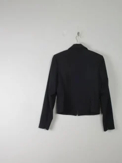 Women's Vintage Black Tailored Jacket Warehouse S