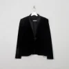 Women's Vintage Black Vera Mont Velvet Jacket S/M
