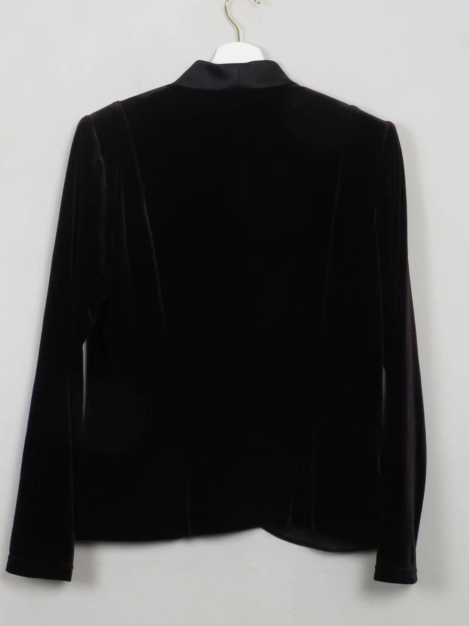 Women's Vintage Black Vera Mont Velvet Jacket S/M