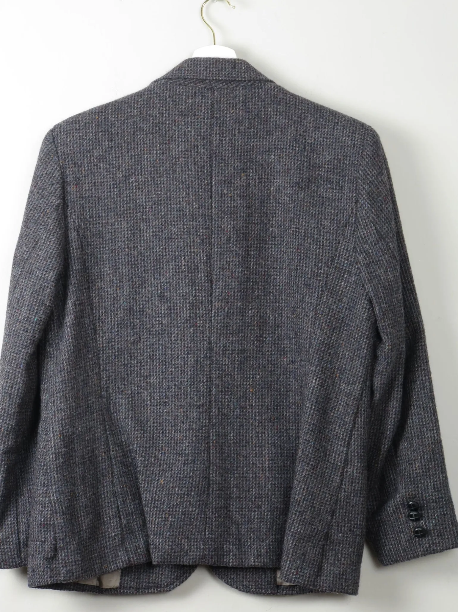 Women's Vintage Blue Tweed Jacket M