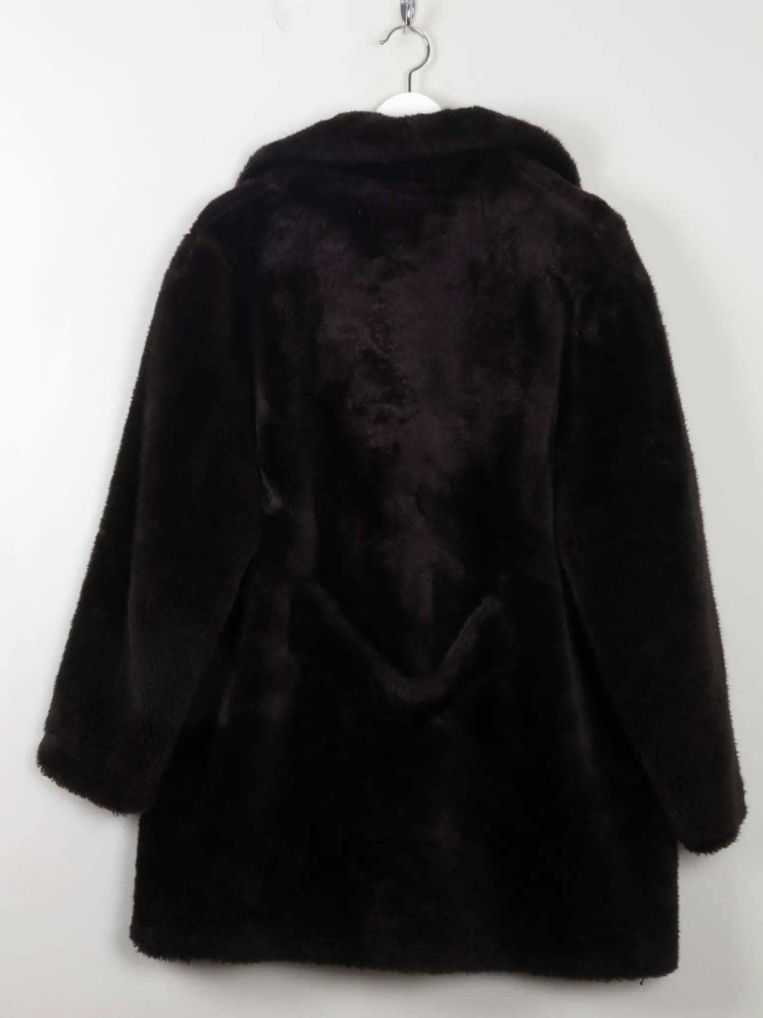Women's Vintage Brown Faux Fur Jacket S/M