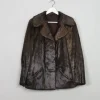 Women's Vintage Brown Fur Jacket L