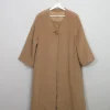 Women's Vintage Camel Cashmere 1950s Coat M