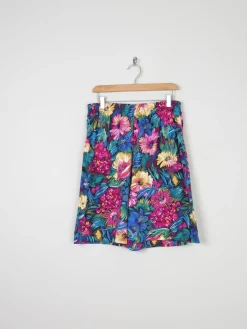 Women’s Vintage Colourful Bermuda Shorts 12/14