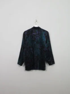 Women's Vintage Corded Velvet Colourful Jacket M/L