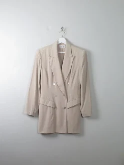 Women's Vintage Cream Blazer S