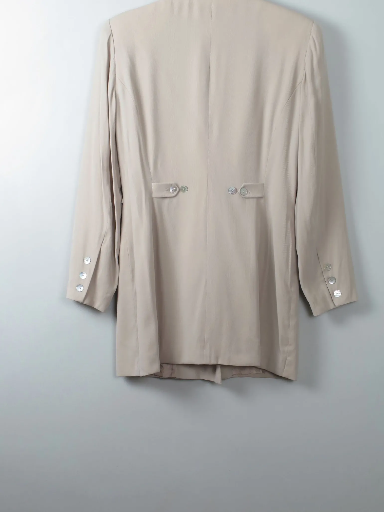 Women's Vintage Cream Blazer S