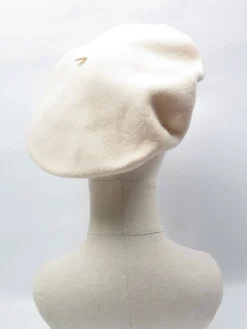Women's Vintage Cream Kangol Modelaine Beret XS/S