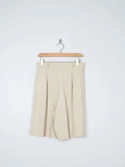 Women’s Vintage Cream Long Flowing Shorts 10/12