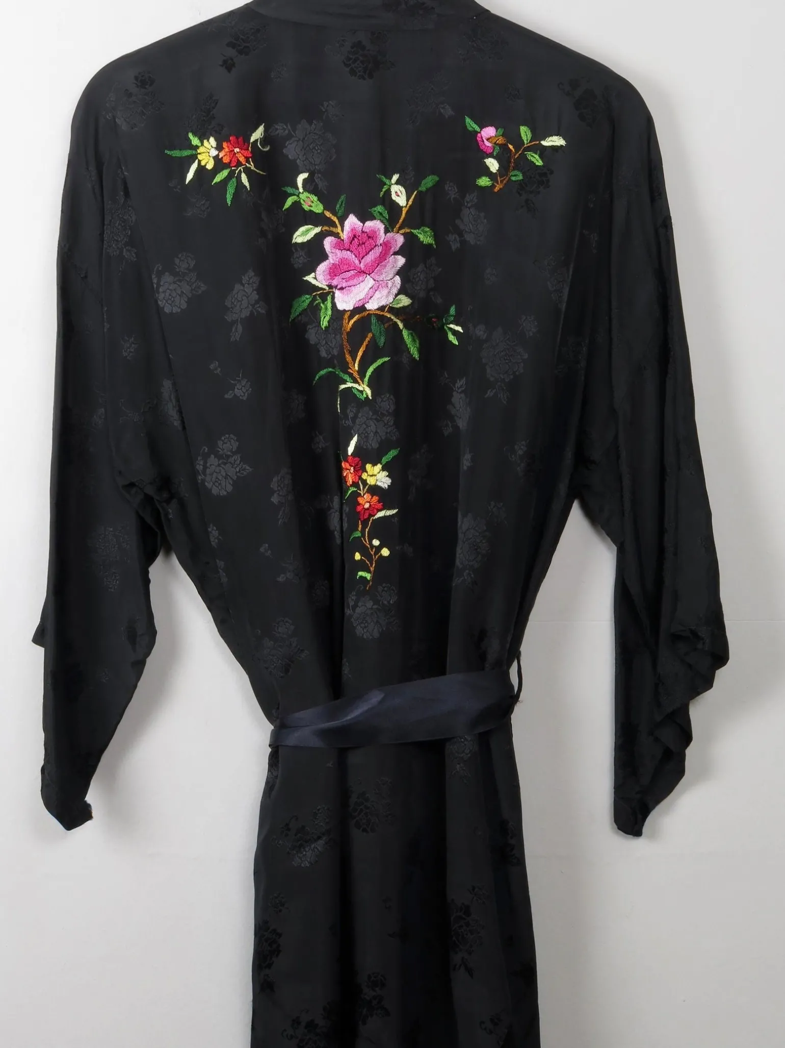 Women's Vintage Embroidered Dressing Gown Golden Bee