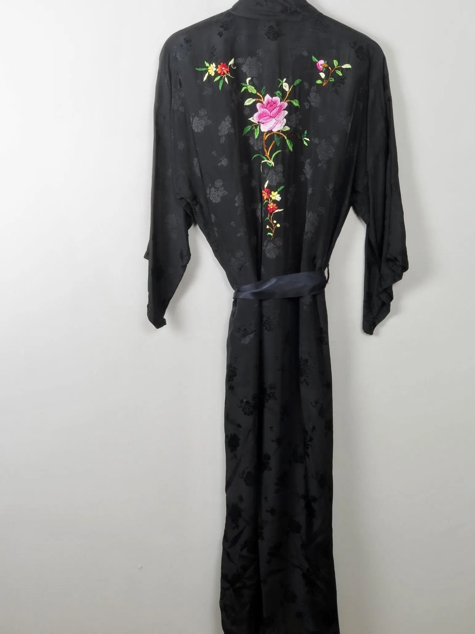 Women's Vintage Embroidered Dressing Gown Golden Bee