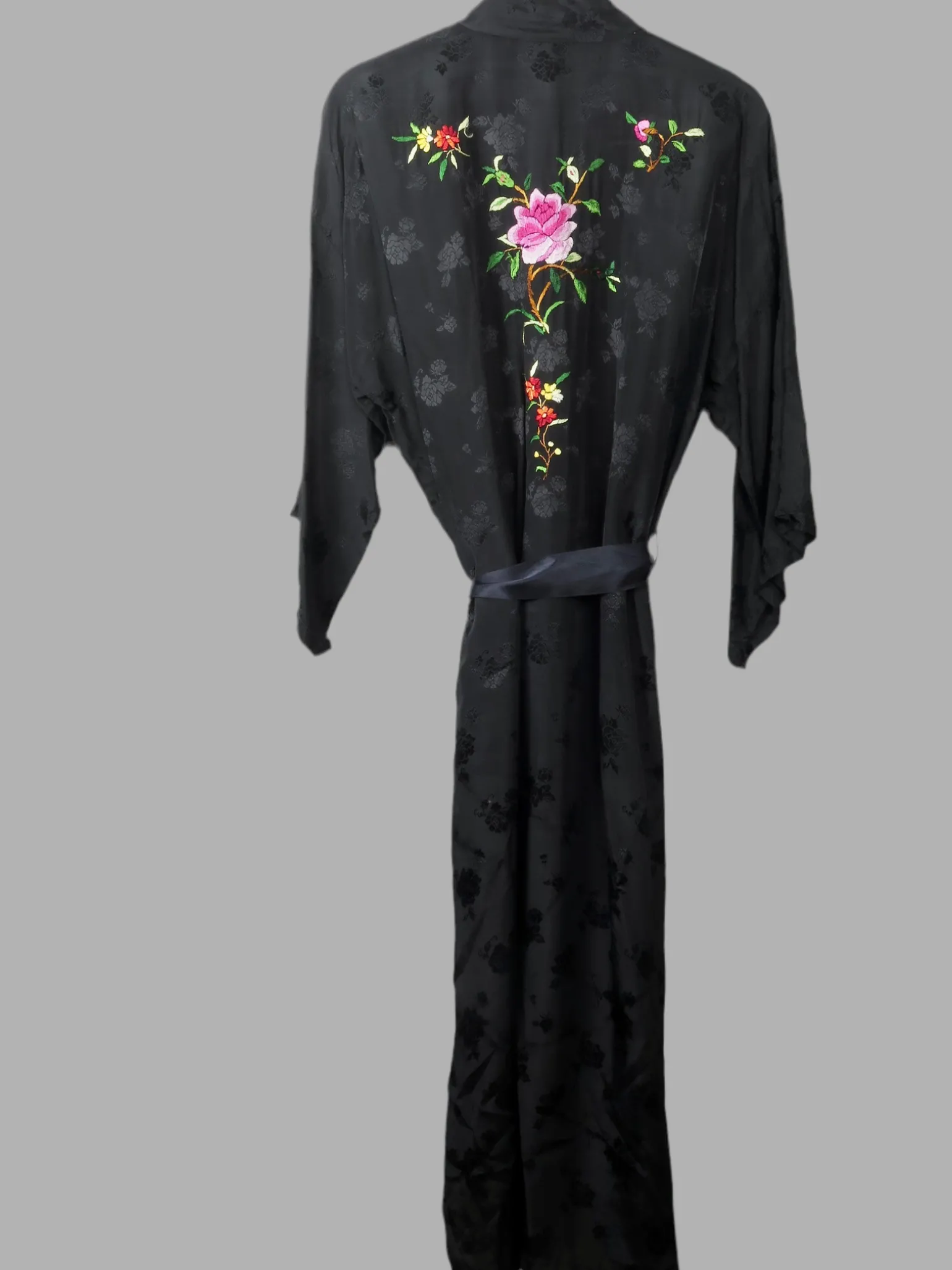 Women's Vintage Embroidered Dressing Gown Golden Bee