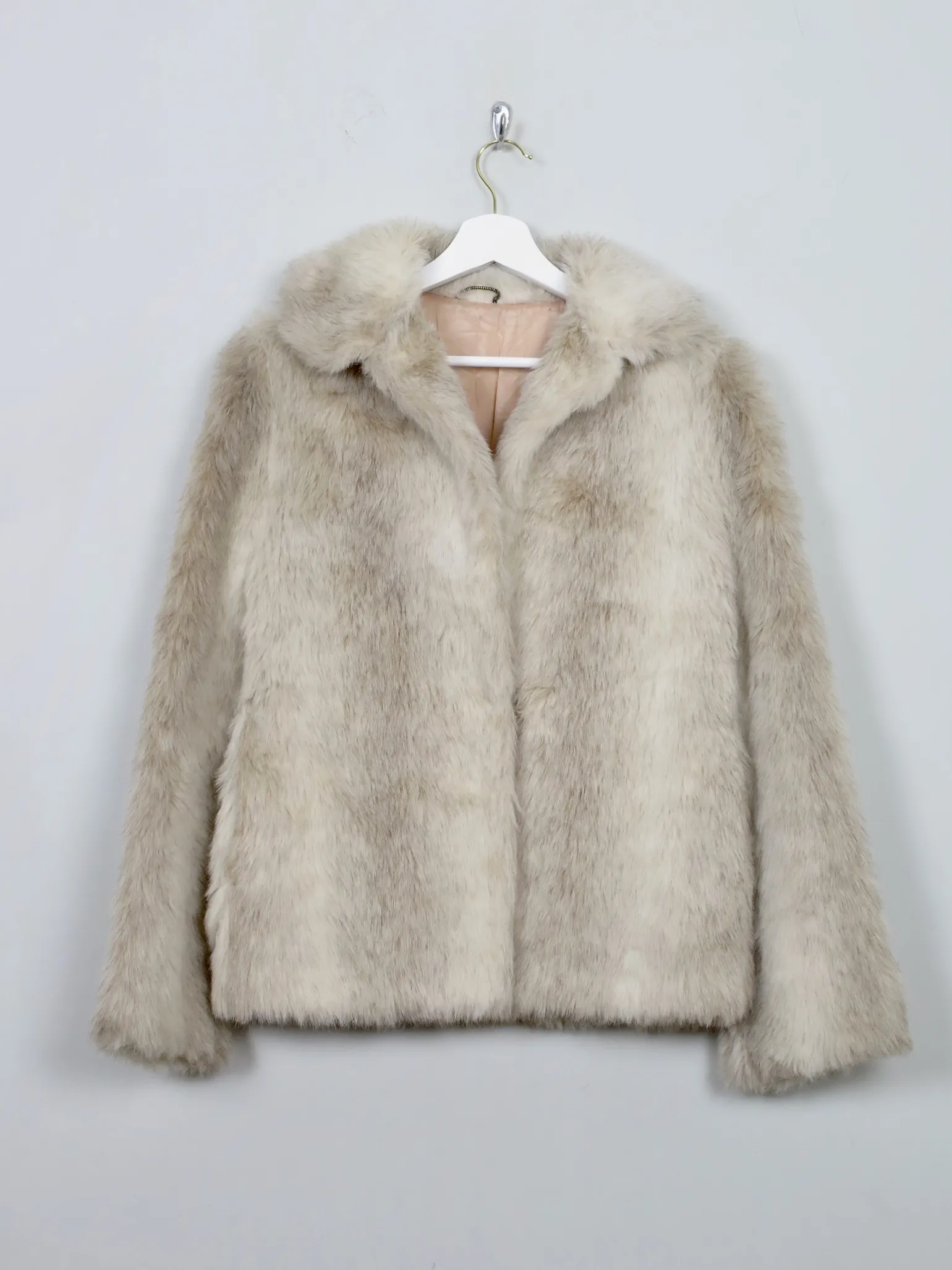 Women's Vintage Faux Fur Jacket XS