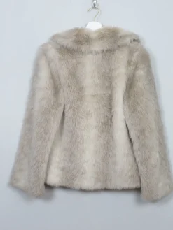 Women's Vintage Faux Fur Jacket XS