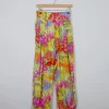 Women's Vintage Floral Printed Trousers S