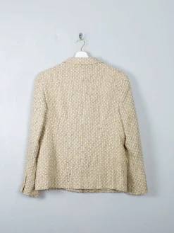 Women's Vintage Gold Tweed Escada Jacket L