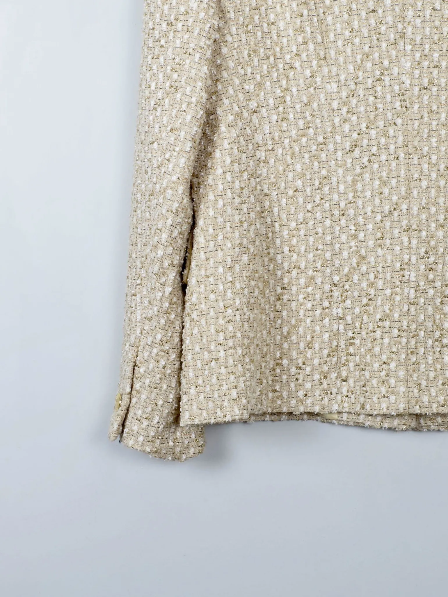 Women's Vintage Gold Tweed Escada Jacket L