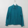 Women's Vintage Green Blouse S/M