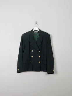 Women's Vintage Green Chaus Tweed Jacket L/XL
