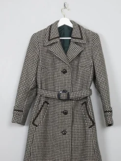 Women's Vintage Green Tweed 70's Coat S/M