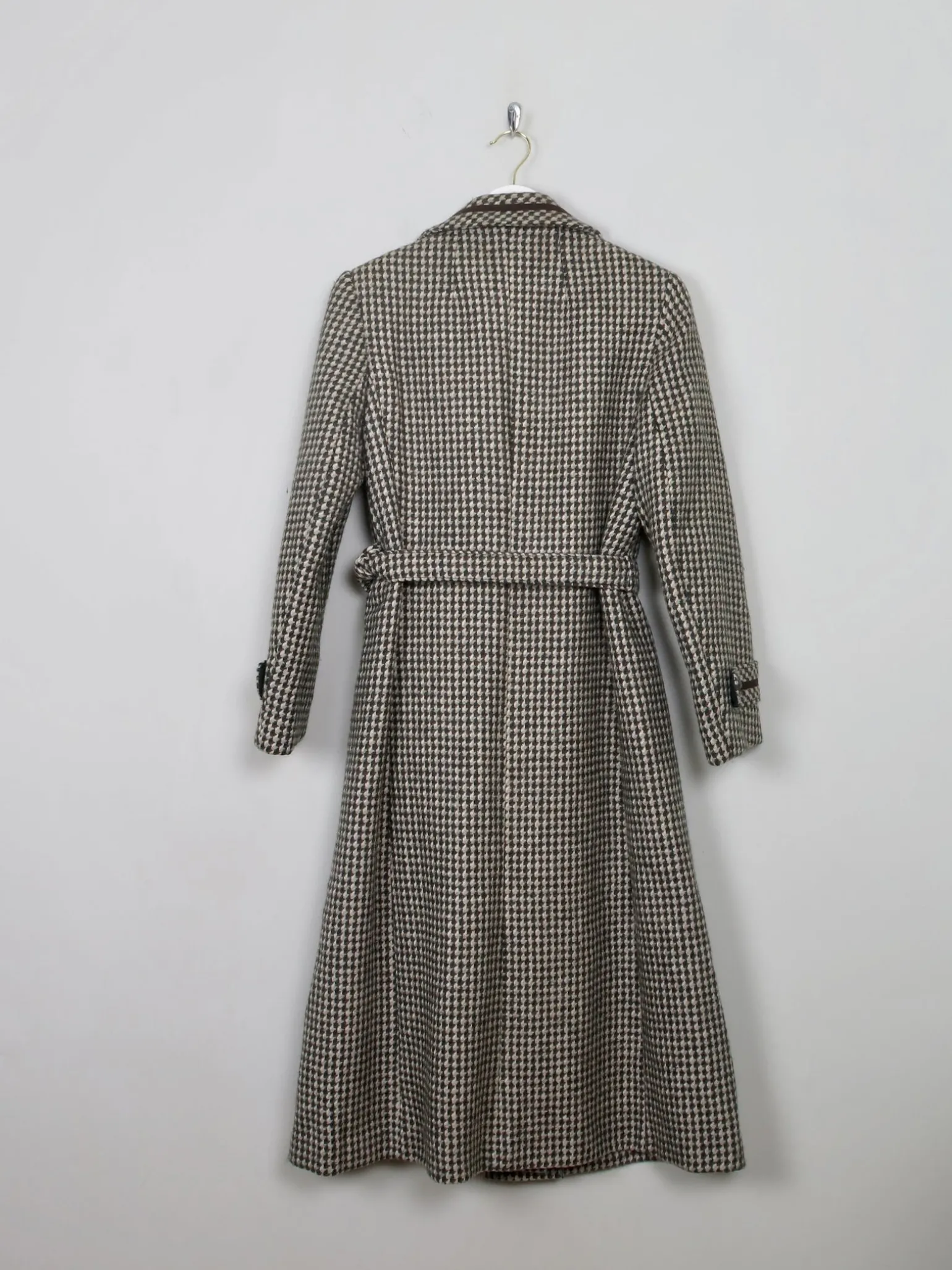 Women's Vintage Green Tweed 70's Coat S/M