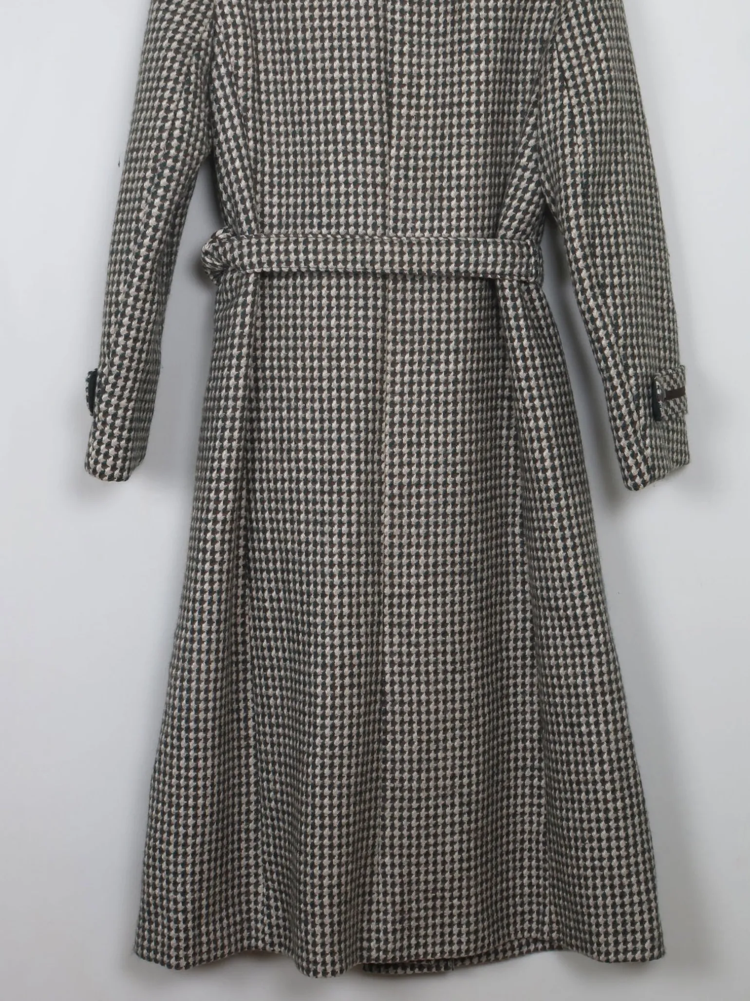 Women's Vintage Green Tweed 70's Coat S/M